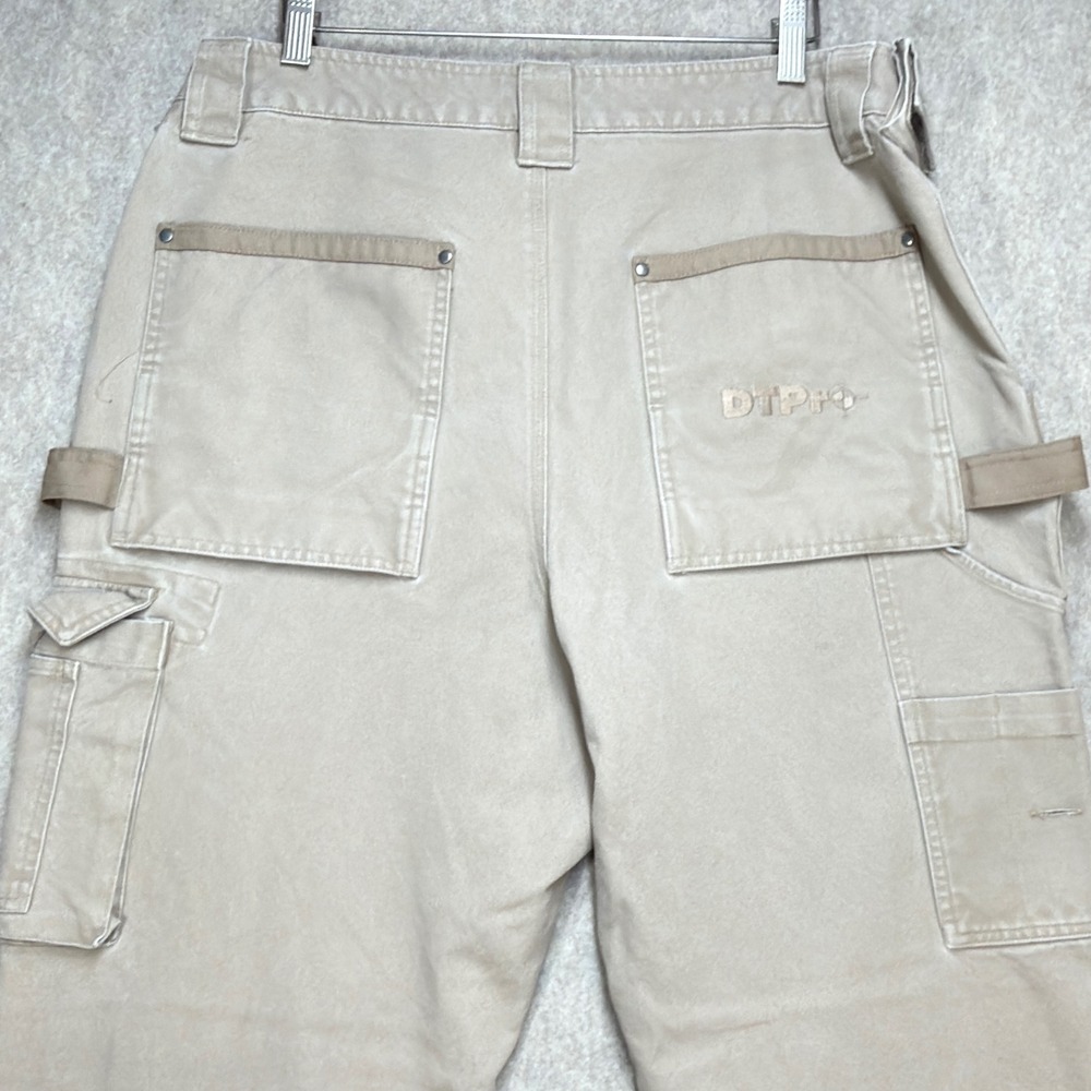 Duluth Trading Co Pro Double Knee Fire Hose Cargo Work Pants Mens 36x31 Workwear - Picture 7 of 12